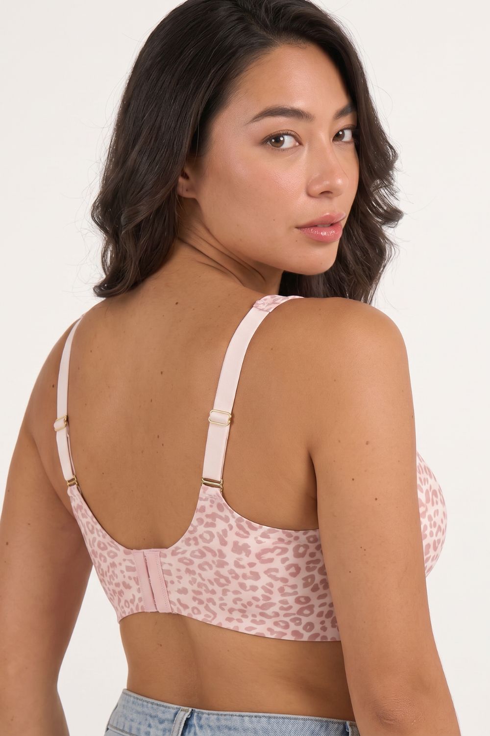 Seamless Deep V Push-Up Wireless Jelly Bra